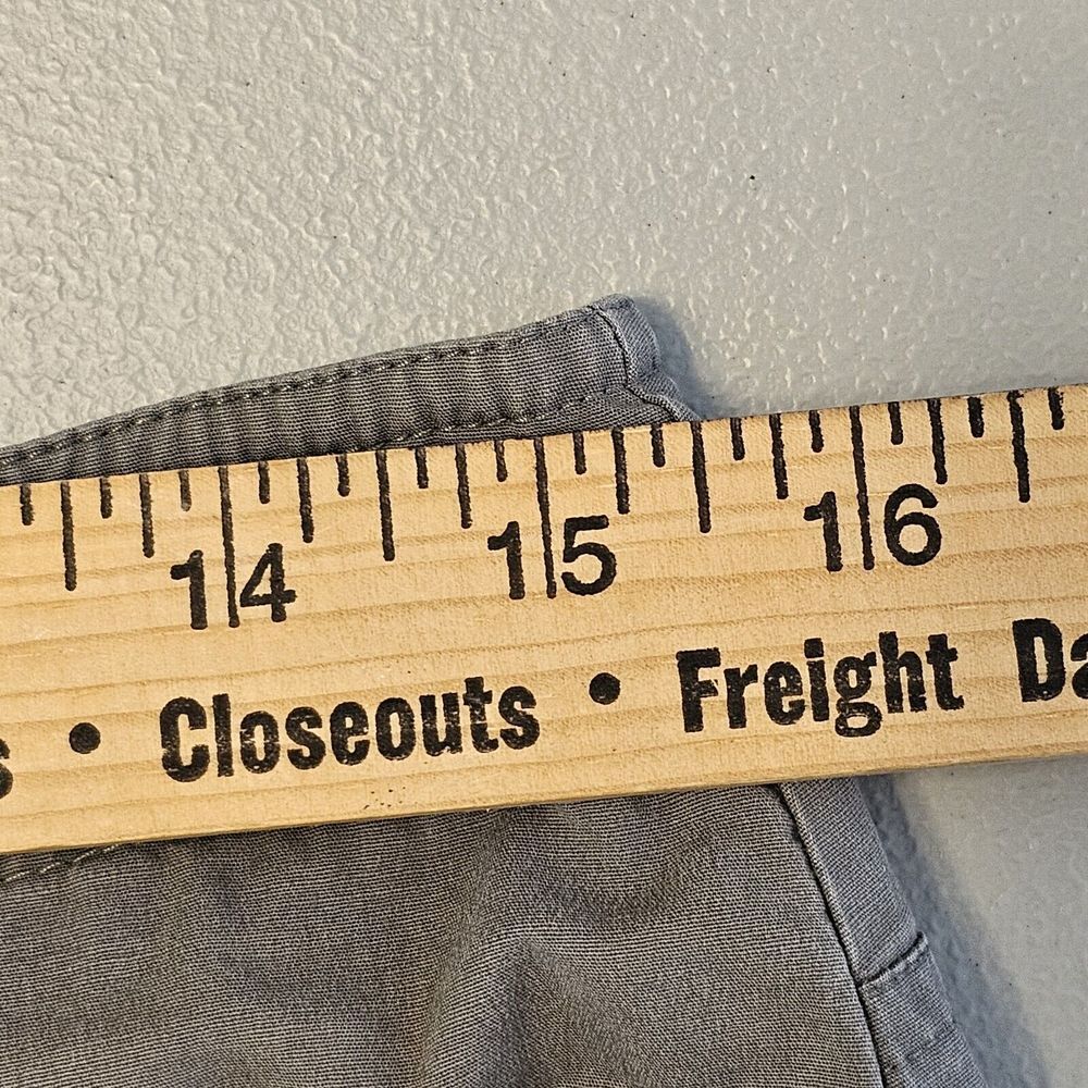 RALPH Ralph Lauren Vintage Capri Pants Pockets Logo Drawstring Green Cotton‎ 12 - Picture 13 of 16